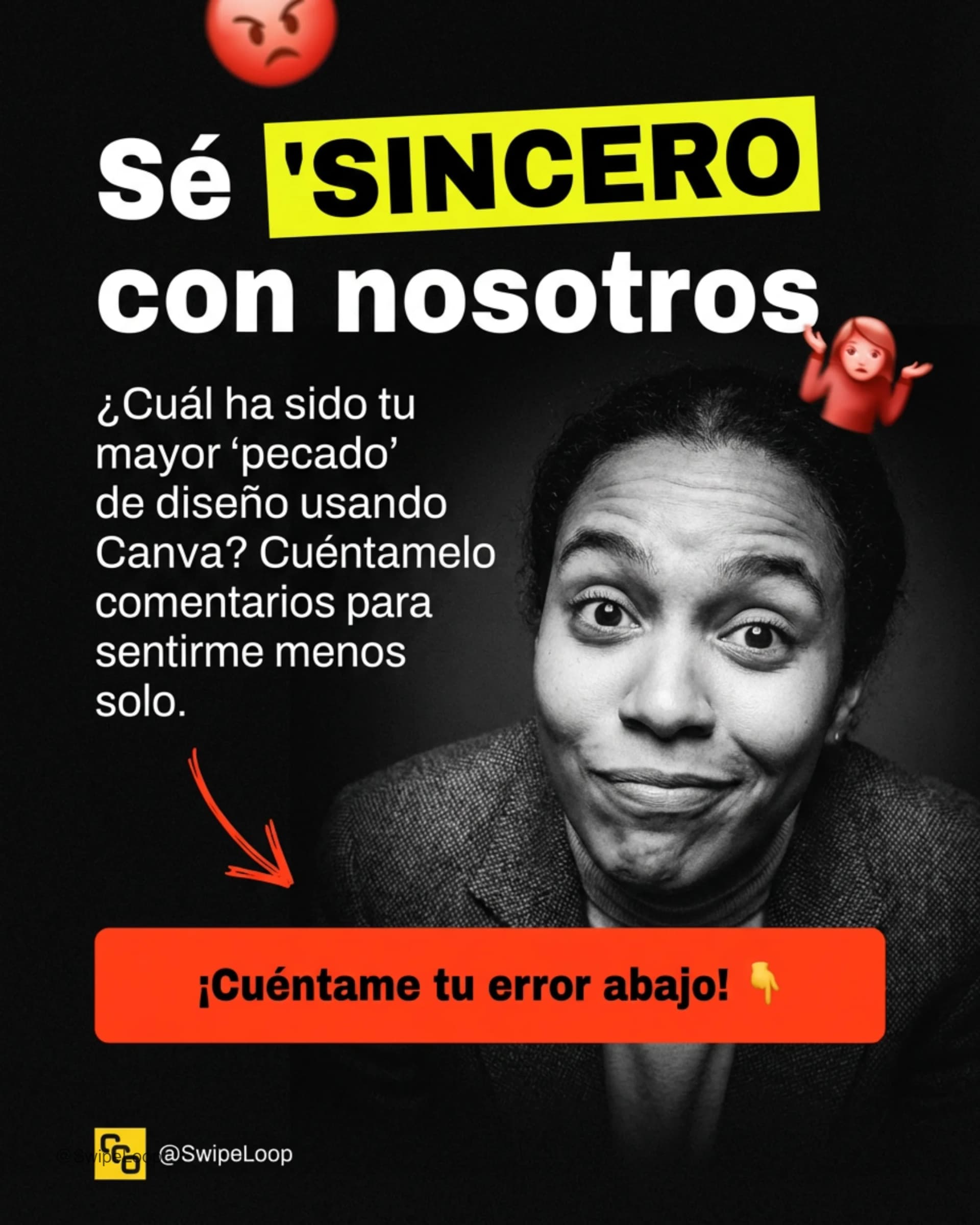 Slide educativo audaz creado con SwipeLoop